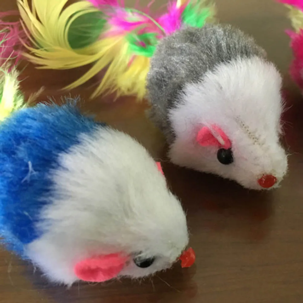 2018 Pet Cat Kitten Dog Playing Toy False Mouse Rat Toys Drop Shipping Colors Randomly Multicolor