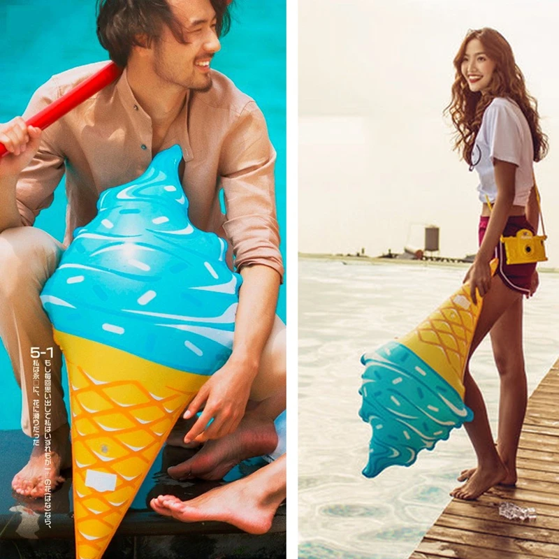 

Pool Float Water Fun Toys Swim Ring Ice Cream Inflatable Float Pool Accessories Floats Environmental PVC Swimming toy