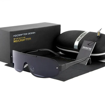 

Men Sunglasses Car Driving Goggles Hd Polarized Metal Frame Round Classic Simple Style Uv400 2019