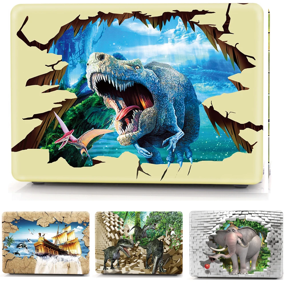 

Animal Pattern Cover Case For Macbook Air 11 13 Pro Retina 12 13 15 Protective Shell for Apple mac book Pro 13.3 15.4 Touch Bar
