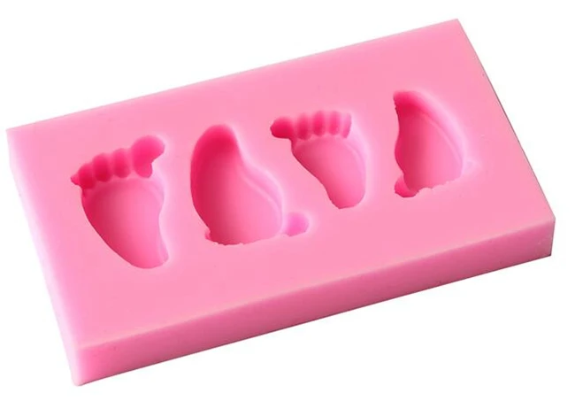 Baby foot cake mold 1 J