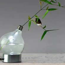 Настольная стеклянная лампа, вазы, креативное украшение для дома, стеклянные светильники, Светильники для спальни, цветочные горшки, кашпо, домашний декор