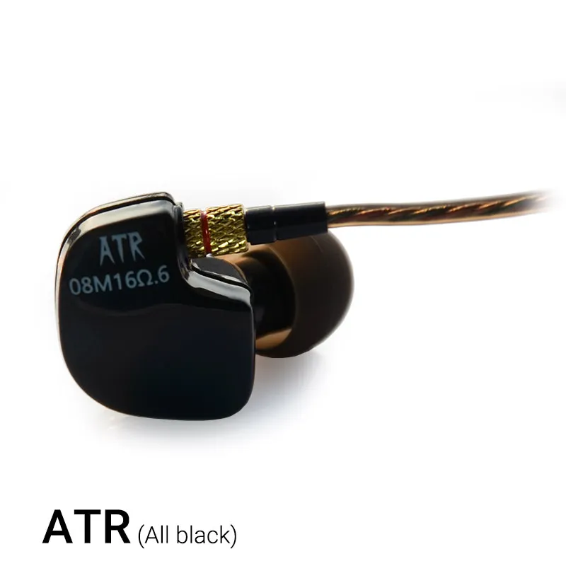 KZ ATES ATE ATR HD9 Copper Driver HiFi Sport Headphones In Ear Earphone For Running With Microphone Headset music Earbuds