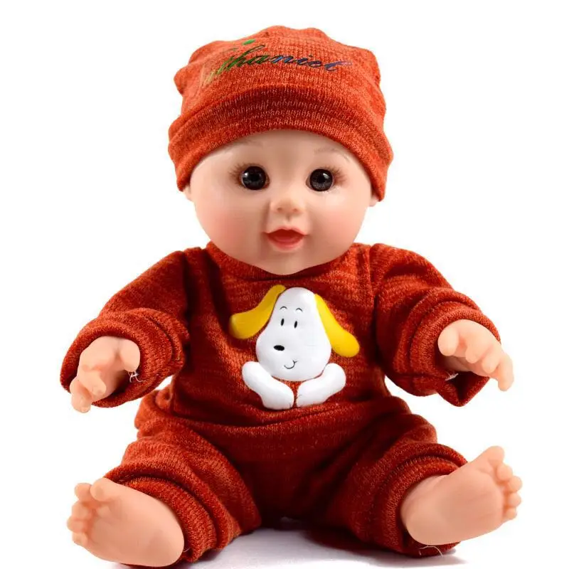

Silicone renewable baby doll toy lifelike reproduction baby playing house toy birthday gift doll