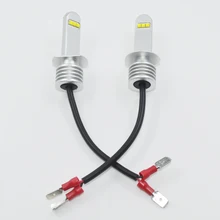 2 шт Автомобильный светодиодный противотуманный свет H1 светодиодный 6000 k белый 2000lm светодиодный автомобиль Авто дневные ходовые огни дневного света H1 лампа противотуманных фар автомобиля 12 V 24 V автомобиль свет