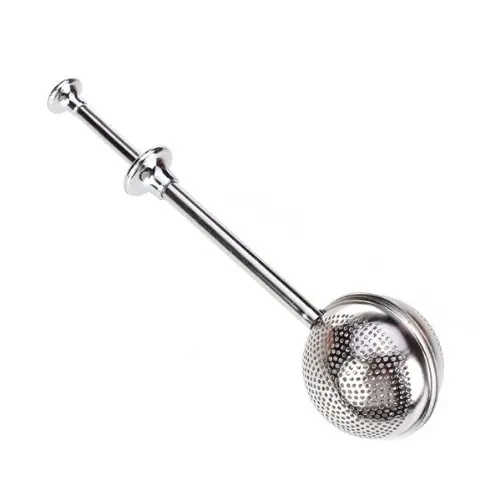 

Ball-Shape Push Style Tea Infuser Strainer
