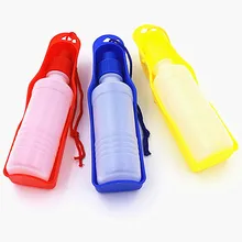 Дозатор для питьевой воды для собак и кошек, дорожная вода для кормления домашних животных, 500 мл, складная бутылка для питья, для Roupa para cachorro30