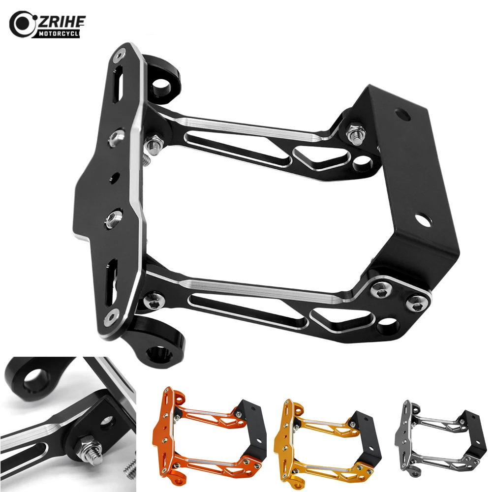 Universal Motorcycle tail Rear license plate holder Aluminum For yamaha tmax 530 tmax500 xmax300 r15 fz1 honda cbr 600 f4i