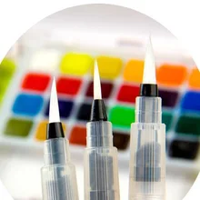 Комплект из 3 предметов ручка-кисть для каллиграфии акварельные щетки емкостью для яркие принадлежности для рисования кисть для рисования набор