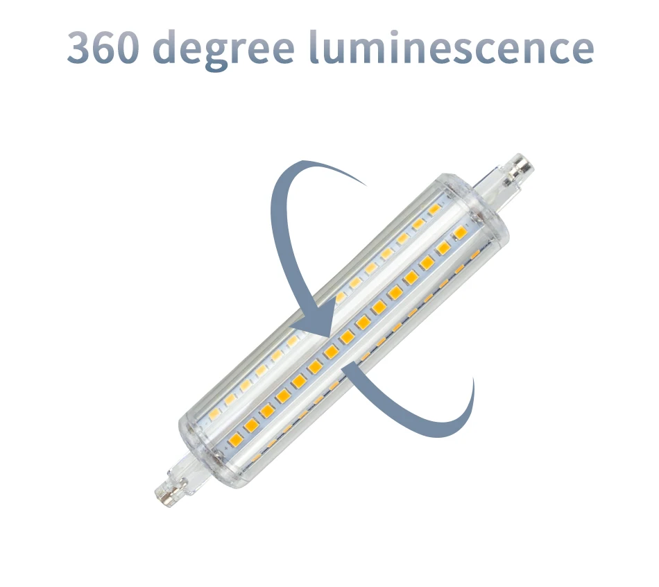 R7S Ampoule LED J78 J118 Peut Être Obscurci Ampoules Maïs Lampe 78mm