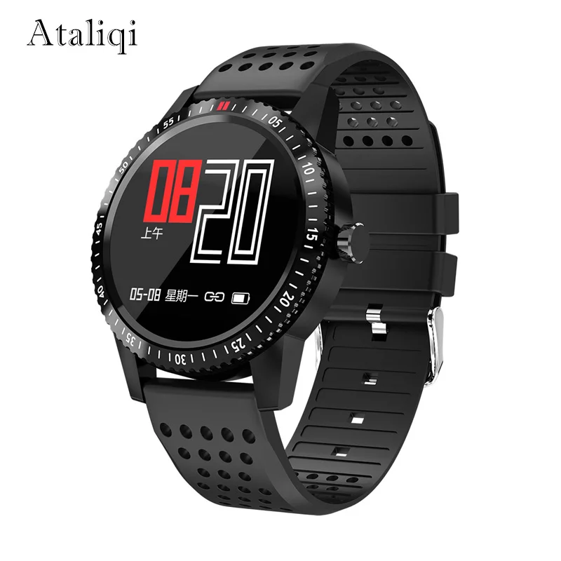 

Ataliqi Smart watch Men IP67 Waterproof Blood pressure Heart Rate Monitor Color Display Bluetooth SmartWatch For Android IOS