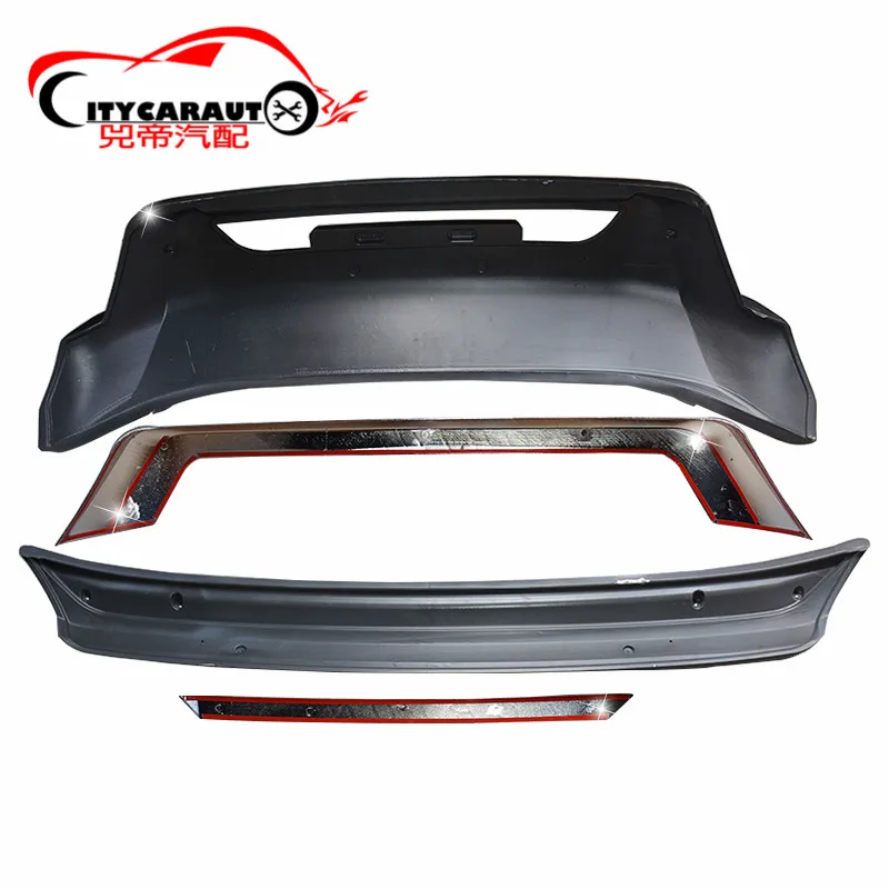 CITYCARAUTO AUTO accesorios EXTERIOR parachoques delantero parachoques trasero cubierta para FORTUNER 2015-2018 4*4 EXTERIOR del coche partes