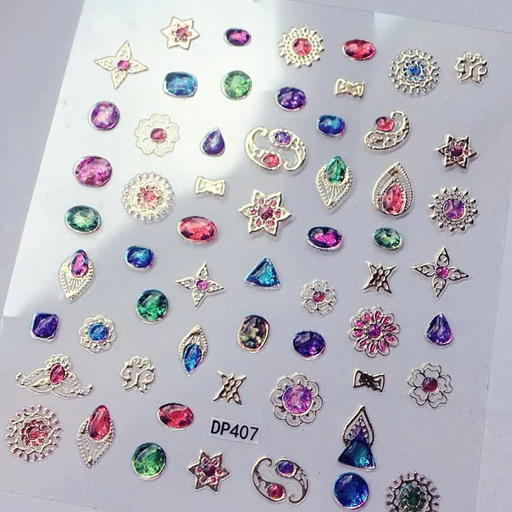 Новые Стикеры 3d на ногти nail art Наклейки серии DP наклейки инструмент DIY Инструменты