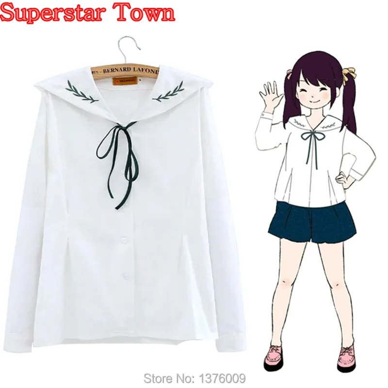 

White Women Blouses Mori Girl Lolita Tops Embroidery Female Blouse Sailor Collar Women's Shirt School Clothes Camisa Blusa