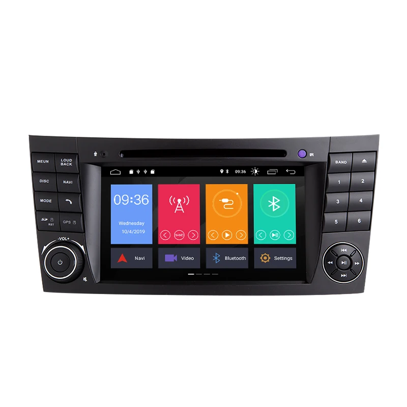 2din Android 9,0 автомобильный DVD мультимедиа для Mercedes Benz E-class W211 E200 E220 E300 E350 E240 E280 класс CLS W219 gps Радио Аудио