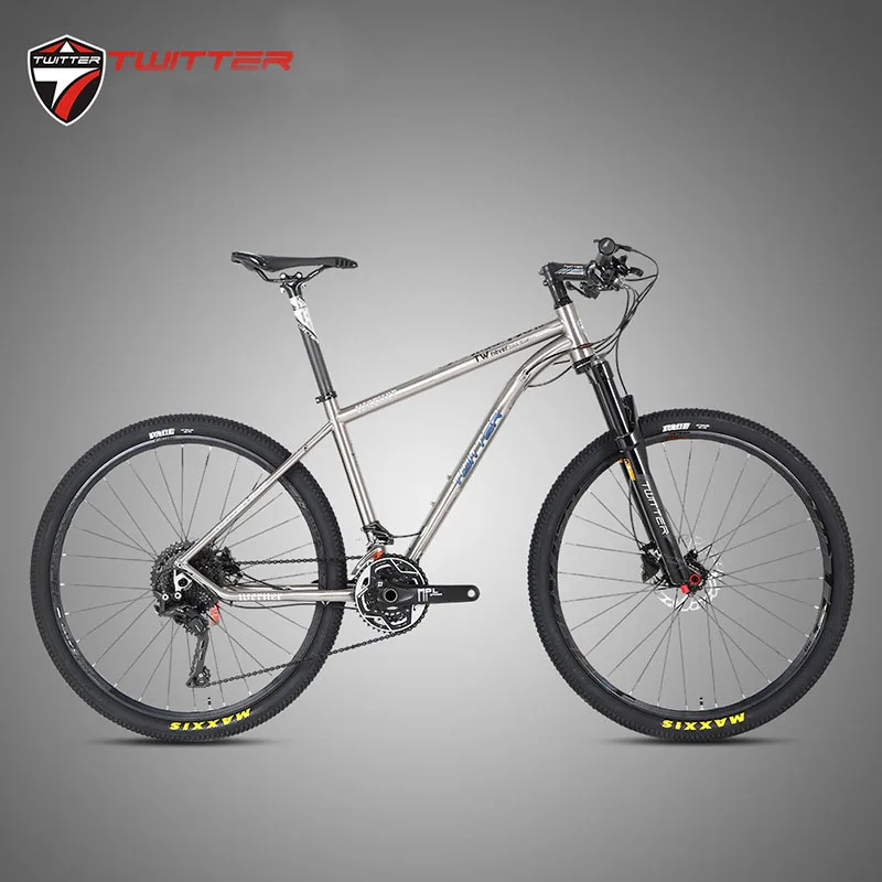 

TWITTER WERNER Titanium Bicycle Mountain Bike 22s 33s MTB Titanium Frame XT M8000 sets XC DT Fork X1900spline Wheels