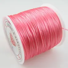 2 рулона/160 м розовый эластичный шнур для бисероплетения/струны/Нитки 0,8 мм/DIY Ювелирный кабель для принадлежностей