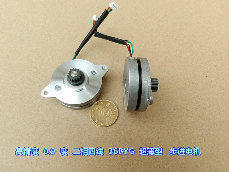 

Ultra Thin 36BYG Stepping Motor, Double Ball Bearing, High-precision 0.9 Degree Monitoring, Pan Tilt Motor