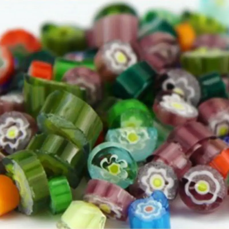 

2019 Big Sale!!!Millefiori Glass 500g/bag COE90 Microwave Kiln Accessories Fusing Glass-Epacket Fast Free Shipping