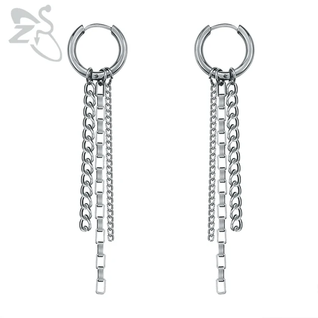 Hiphop Korean Drop Earrings Man Women Kpop Bts Jimin Dangle Hiphop Korean Drop Earrings Man Women Kpop Bts Jimin Dangle Bangtan Boy Silver Chains Tel