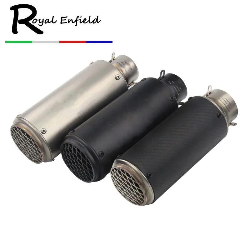 

Universal ID 51mm to 61mm modified motorcycle exhaust gsxr 750 CBR10000 z1000 Z800 BN600 scooter muffler pit bike exhaust
