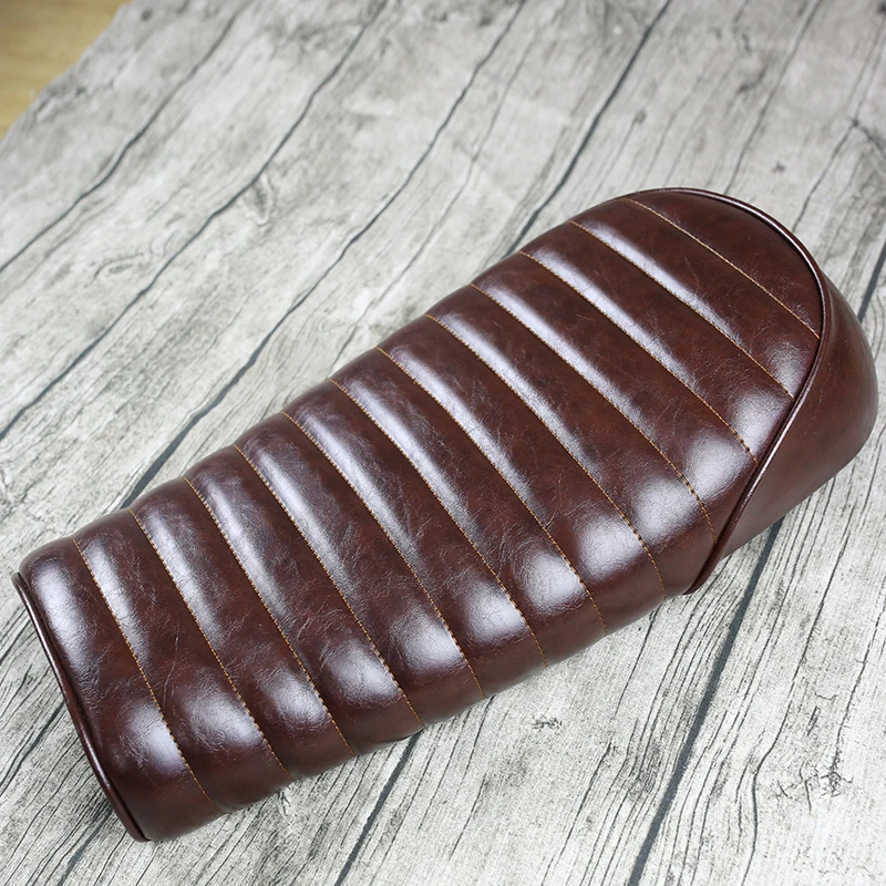 

Durable Vintage Hump Cafe Racer Seat Motorcycle Flat Brat Styling Seat Saddle For Honda Suzuki