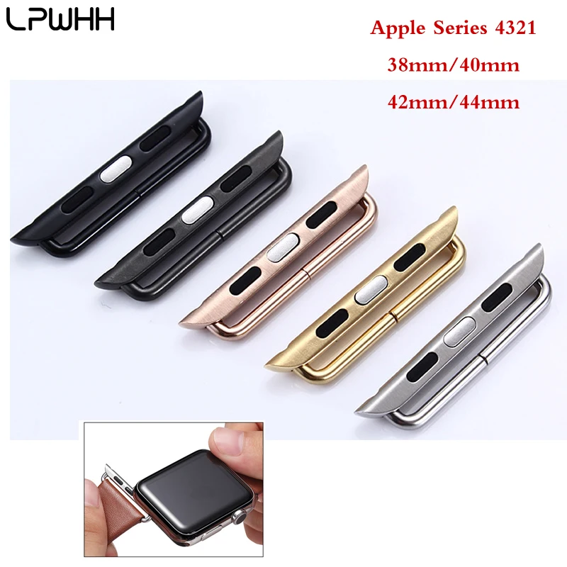 

LPWHH 316L Stainless Steel Replacement Parts For Apple Watchband or Strap For Iiwatch Strap Original Part Easy Install Rose Gold