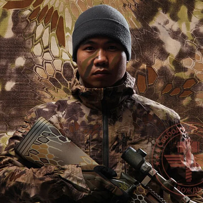 

Hunting Camouflage Ghillie Suit Man Tactical Army Military Suits Tactical Waterproof Uniform Clothing and Hiking Cap DHL Free