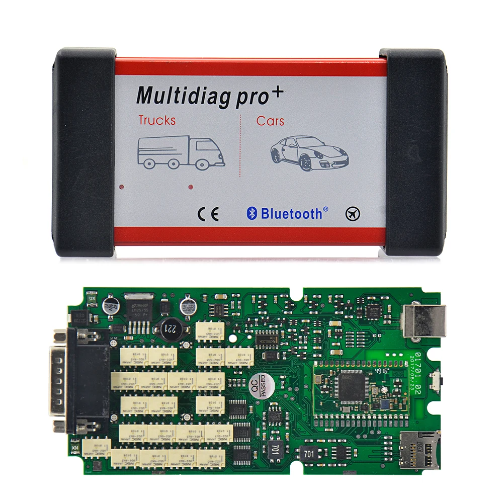 Диагностический сканер Multidiag pro OBD2 для автомобилей и грузовиков диагностический