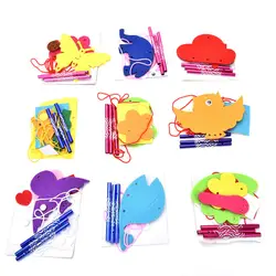 1 шт. новейший красочный DIY ветровой колокольчик Детские ручные игрушки для творчества детские развивающие игрушки оптом
