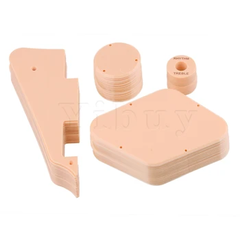 

Yibuy 20PCS Cream Scratch Guard Plate Replacement Guitar Pickguard 2.4mm Thick