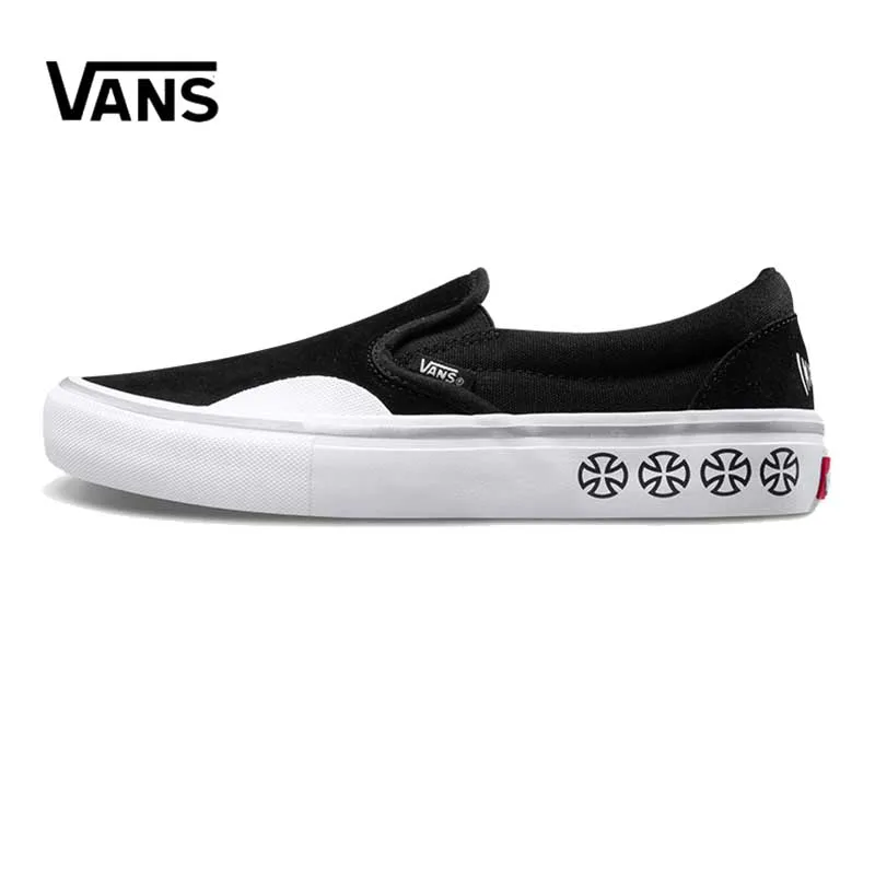 Original New Arrival Vans Men's & Women's Classic Slip-On X Independent Skateboarding Shoes Sneakers Comfortable VN00097MU2B