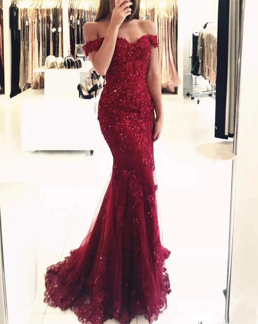 hot-sale-charming-dark-green-prom-dresses-lace-appliques-off-the-shoulder-mermaid-vening-dress-long-party-gowns