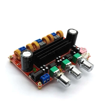 

New Arrival TPA3116D2 50Wx2+100W 2.1 Channel Digital Subwoofer Amplifier Board 12V-24V Power