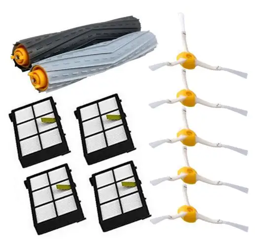 

11Pcs/Lot Tangle-Free Debris Extractor Replacement Kit iRobot Roomba 800 900 series 870 880 980 Vacuum Robots accessory parts