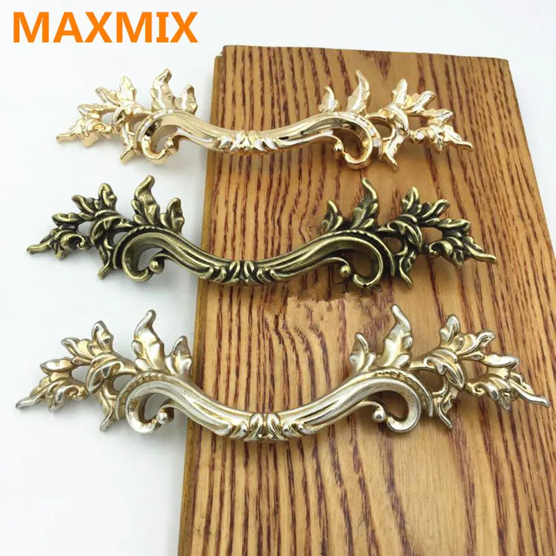 5pcs European antique cupboard wardrobe Drawer handle Furniture