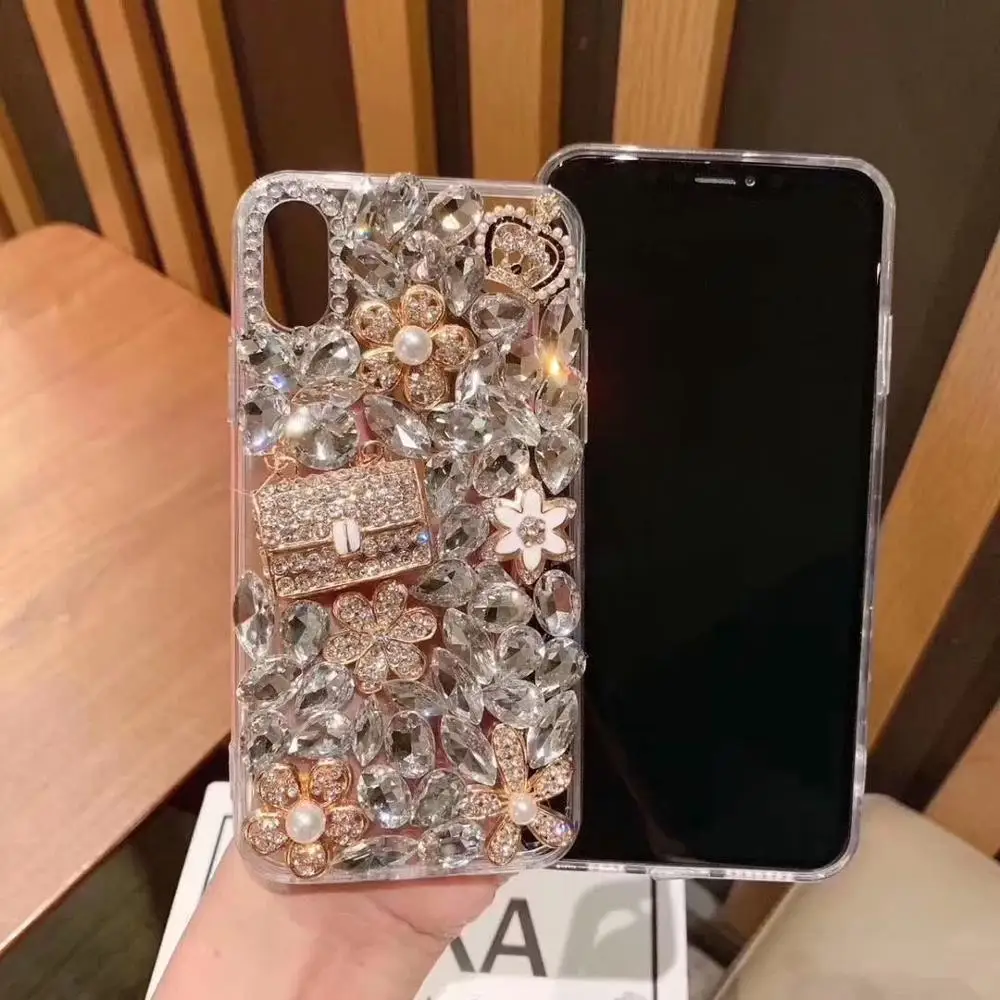XINGDUO роскошный кристаллический Алмазный чехол для Huawei P20 P30 Mate 20 pro bling Корона