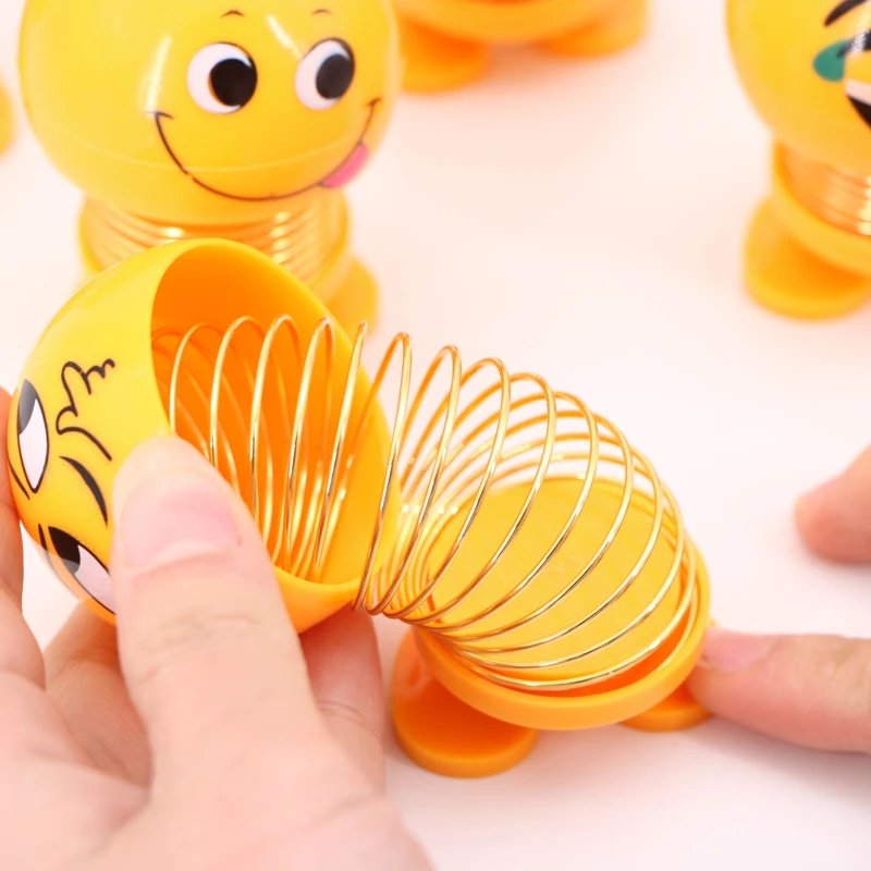 

CRAZY FLY Spring Shaking Head Doll Smiley Face Decoration Creative Funny Car Supplies For Men Women