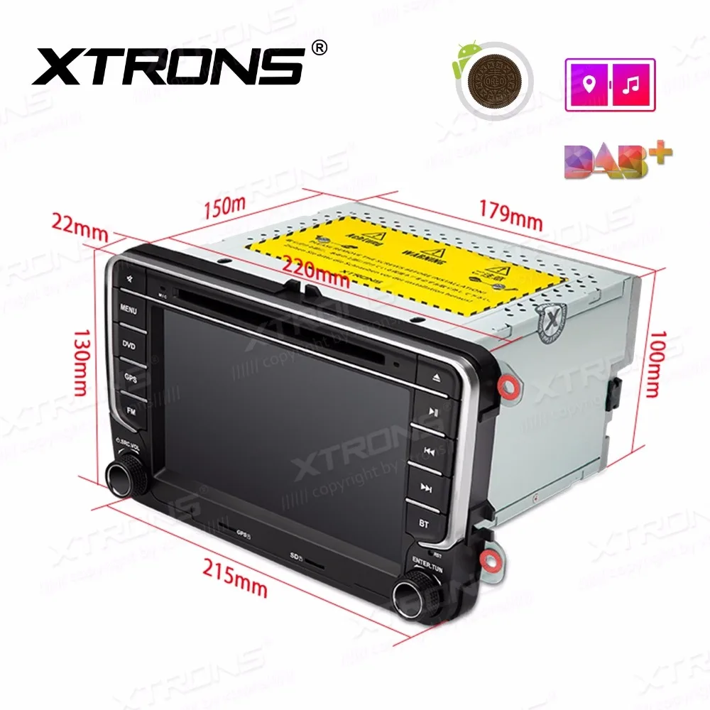 Best 7" Android 8.1 OS Car DVD Multimedia GPS Radio for Volkswagen Touran 2003-2014 & Tiguan 2007-2013 & T5 Transporter 2010-2014 2
