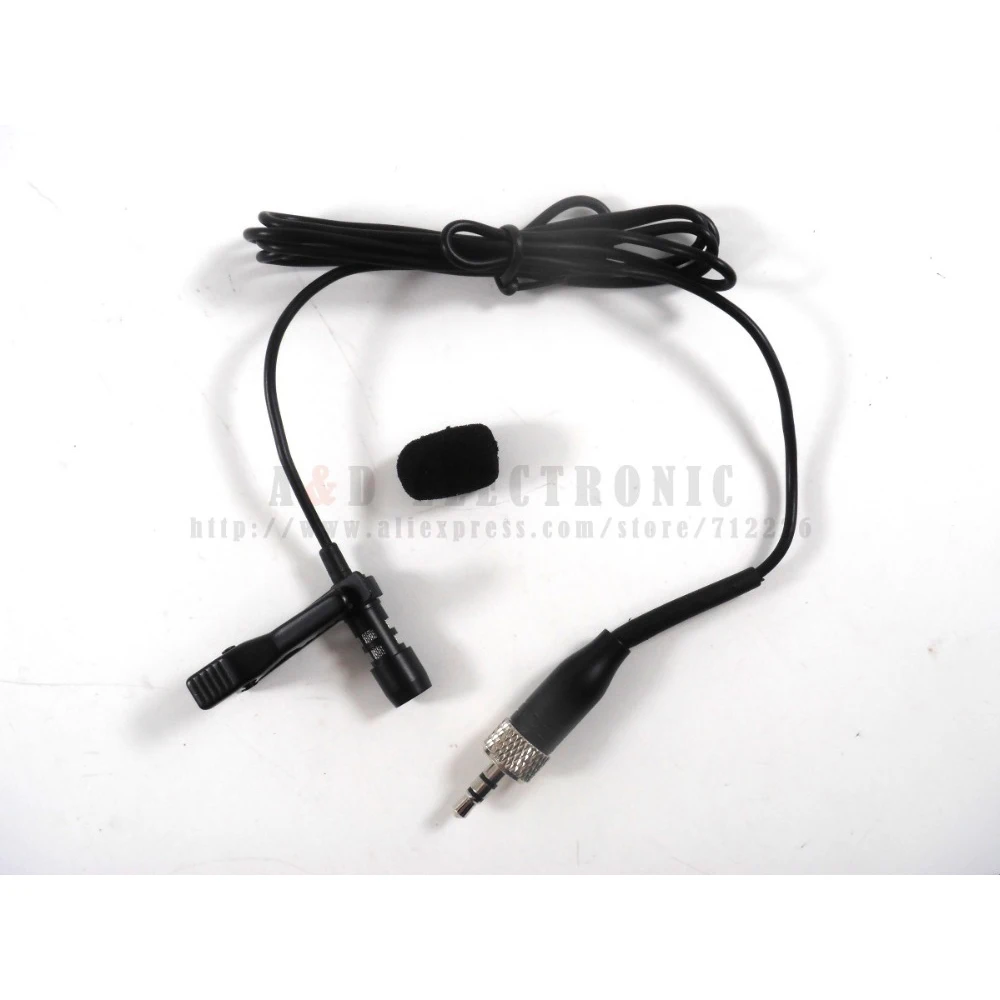 

1 Professional Lavalier Lapel Stereo Cardioid Condenser Microphone For Sennheiser Wireless BodyPack Transmitter 3.5 mm Lockable