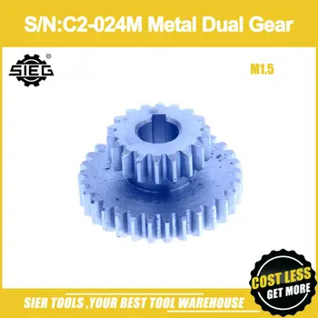 

Free shipping!/S/N:C2-024M M1.5 Metal Sliding Dual Gear/T30xT18 Teeth duplex gear