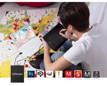 Big sale UGEE NEW M708 Digital Tablet 10×6 inch Drawing Area Graphics Drawing Tablet Rechargeable Best Selling