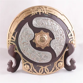 

2018 Online game Knife tower 2 DOTA2 champion shield immortal shield large 20cm metal model ornaments protective shield cosplay