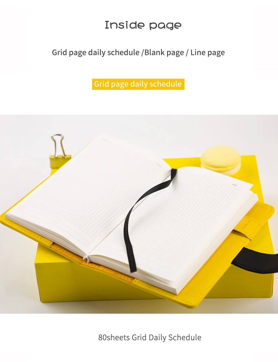 Kawaii пустая записная книжка, ежедневник, пчела, А6, годовой ежемесячный недельный планировщик, дневник, журнал для путешествий, органайзер для книг, бумага, офисная