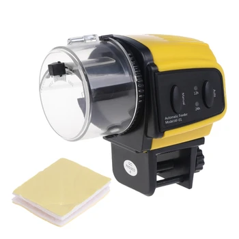 

Automatic Fish Feeder Aquarium Tank 12h 24h Timer Digital Food Feeding Dispenser