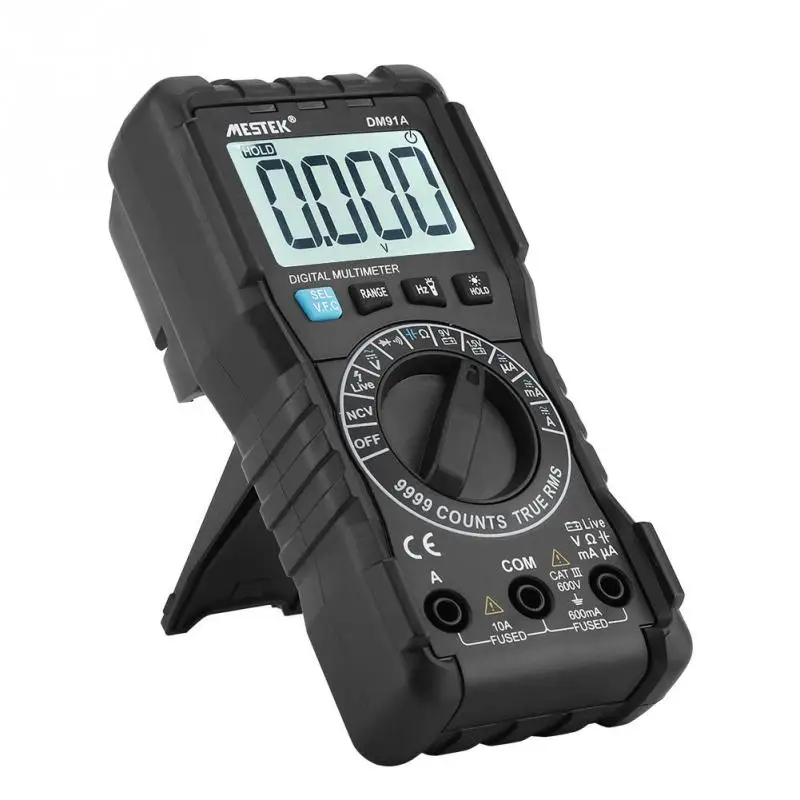 

MESTEK DM91A High Accuracy Mini Digital Multimeter 9999 Counts Tester Multi Meter