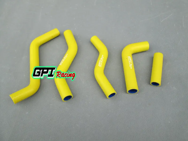 Силиконовый шланг радиатора GPI для Suzuki RMZ250 RMZ 250 07 08 09 2007 2008 2009 желтый|suzuki radiator