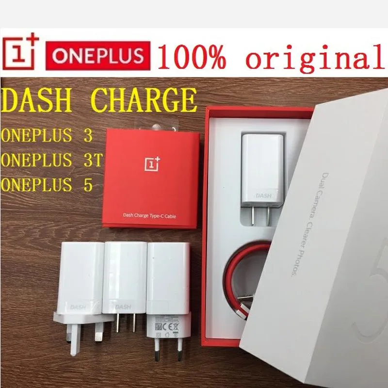 

Original One plus 6T DASH Charger EU UK US Wall Adapter 1+Dash Type-C cable Fast Quick Charge for OnePlus Three T 3 3T 5T 6 6T 7