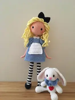 

crochet toys amigurumi rattle girl model number w673