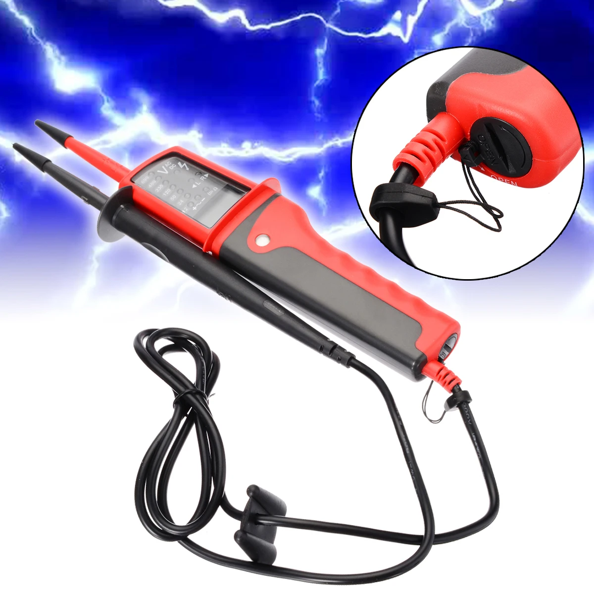 

1pc Voltage Test Pen UT15C Model LCD AC/DC Waterproof Electrical Voltage Digital Meters For Industrial Measurement